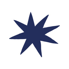 Obraz premium Cute abstract trendy shape hand drawn