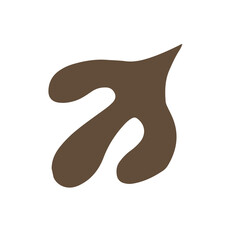 abstract autumn shape illustration for design element