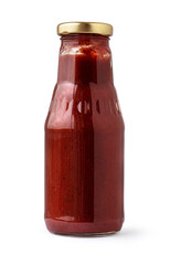 Glass barbecue sauces bottle
