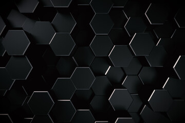 Fototapeta na wymiar 3D rendered honeycomb background illustration abstract