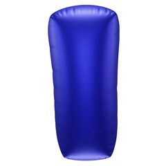 3D illustration of helium balloon on the letter I. 3D rendering of letters