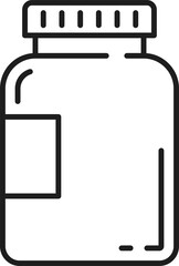 Probiotics in bottle package isolated supplements