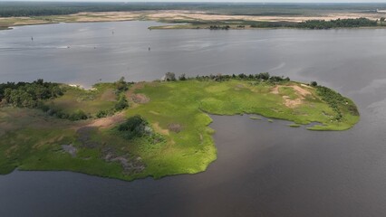 Wildlife conservation area in waterway in Wilmington, NC