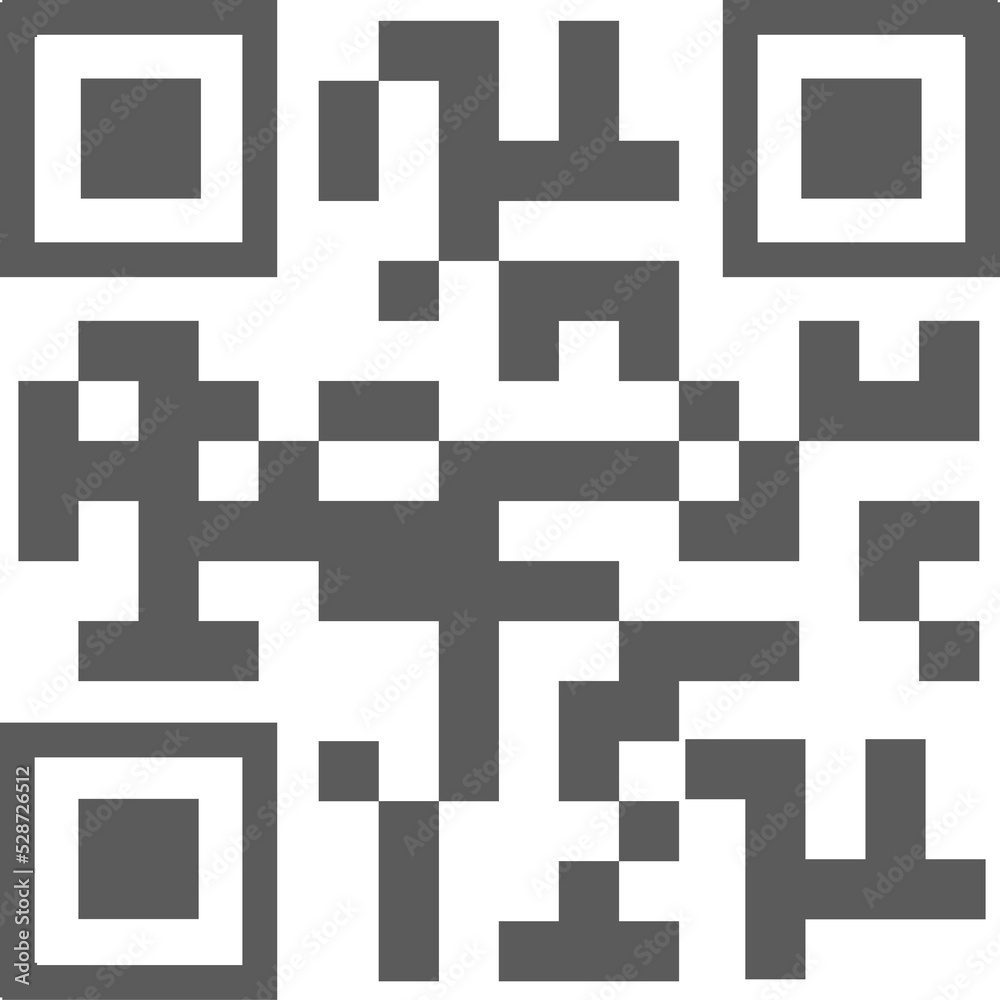Aufkleber Quick Response code scan isolated QR code barcode