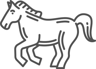 Chinese horoscope sign horse lunar zodiac calendar