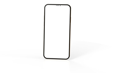 Smartphone. Mobile phone Template. Telephone 3d