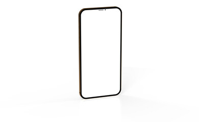New realistic mobile phone smartphone mockup