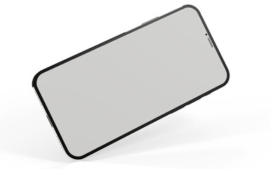 Modern frameless smartphone Mock up
