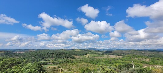 Amazing landscape in Tuscany.