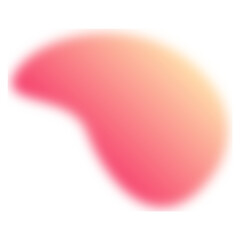 Blurred Gradient Blob Shape