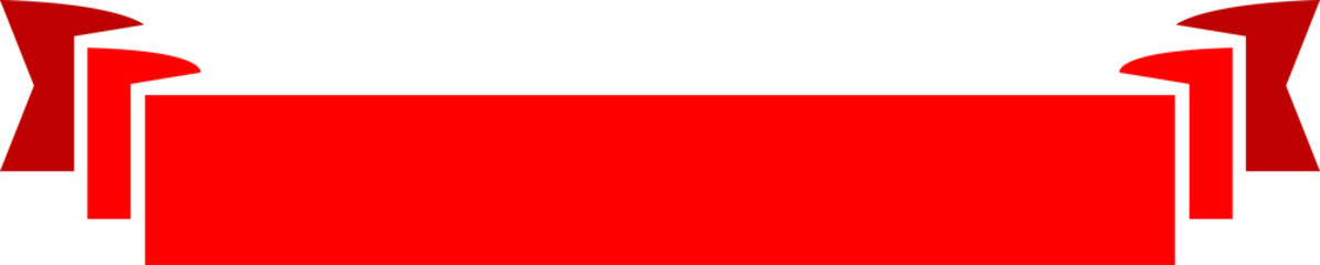 Obraz premium Web page ribbon isolated scroll red banner tape