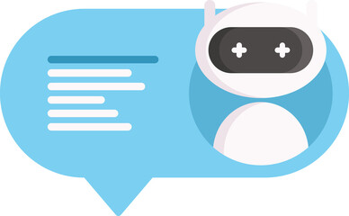 Chat boat robot mobile application virtual helper