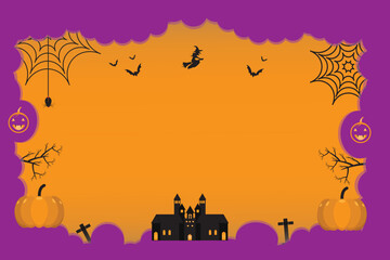 Halloween vector background, celebration, trick-or-treat party, halloween costume, jack-o-lantern, haunted house