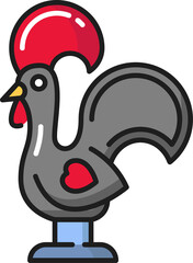 Barcelos rooster souvenir cock, symbol of Portugal