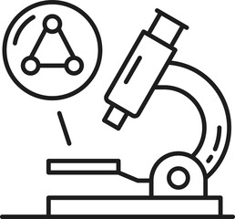 Microbiology, genetic structure under microscope