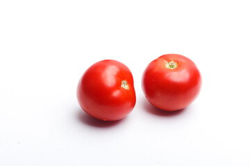tomatoes isolated on white