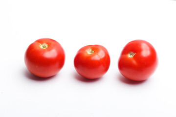 tomatoes isolated on white background