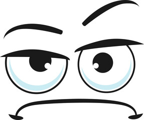 Cartoon face, suspecting emoji, suspect feelings
