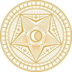 Geometry tarot sacred mystic occult talisman sign