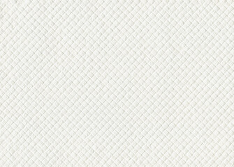 籠模様にエンボスした白い紙のテクスチャの背景