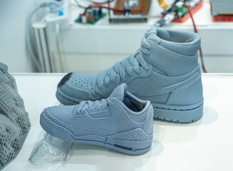 3d printed shoe figure close-up