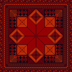 Decorative Palestinian pattern 12
