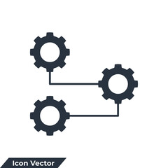 progress icon logo vector illustration. progress symbol template for graphic and web design collection