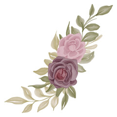 flower arrangement bouquet watercolor clipart