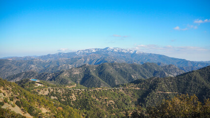 sunny Spring day in mountains