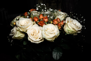 White Roses & White flowers