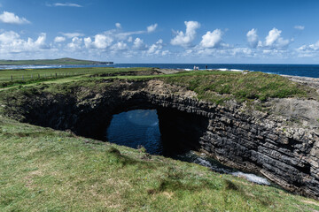 Bridges of Ross landscape in County Clare of western Ireland