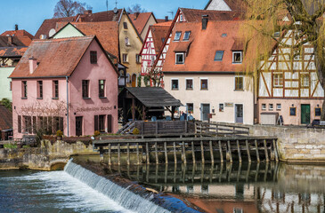 Obraz premium Lauf an der Pegnitz, pueblo del estado de Baviera en Alemania