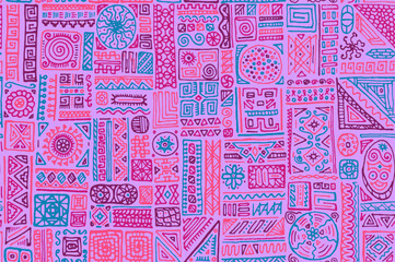 Traditional african vector seamless pattern design