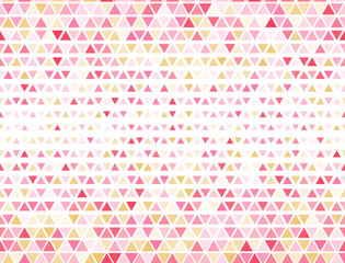 Gradation triangles halftone texture. Fade triangular structure cover background. Digital