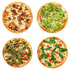 pizza isolated collage png