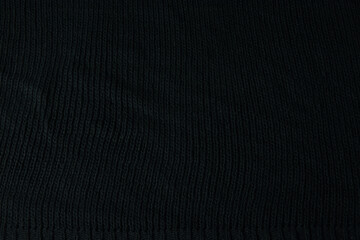 Black silk blouse with thick thread look soft and warm