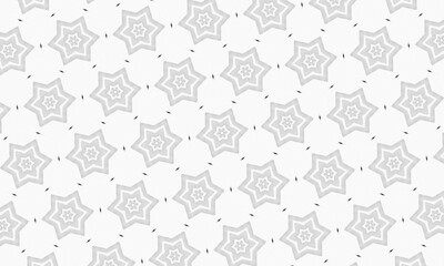 seamless pattern with circles on grey and white concept