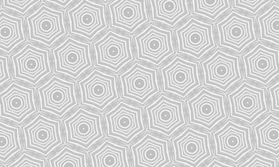 pattern with hexagon shape on white and grey color concept