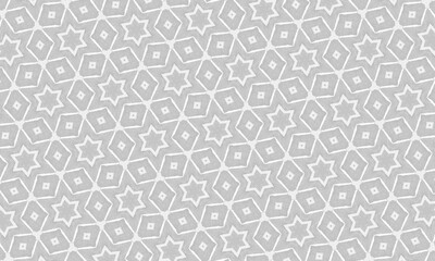 seamless pattern with geometric shape in grey color background