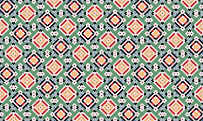 red and green seamless pattern