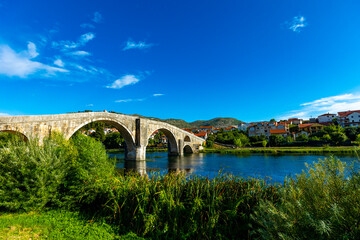 Arslanagic Bridge on Trebisnjica River in Trebinje, Bosnia And Herzegovina