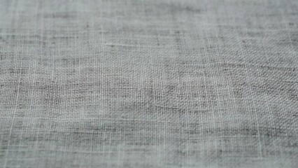 Closeup natural linen texture background. Abstract thread pattern on a linen fabric - Powered by Adobe