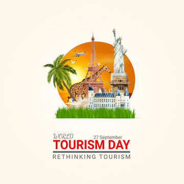 World tourism day creative design