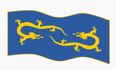 Dragons on Flag