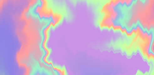 Trippy psychedelic tie dye like style background with colorful stains.