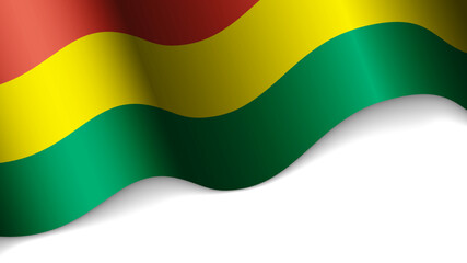 EPS10 Vector Patriotic heart with flag of Bolivia.