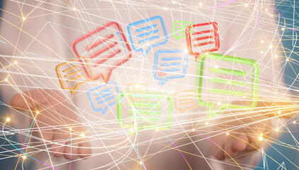 mail communication support contact concept service
