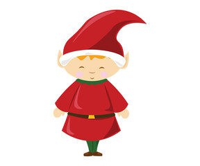 winter holiday new year elf