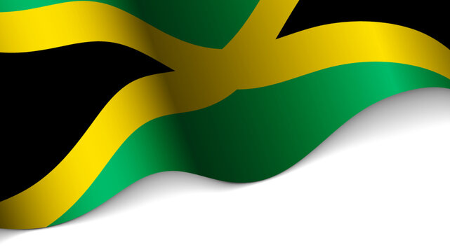 EPS10 Vector Patriotic heart with flag of Jamaica.