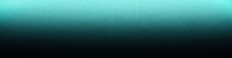  Black blue green abstract background. Dark and light teal turquoise color. Gradient. Matte. Elegant background with space for design. Noise, grain. Web banner. Wide. Long. Panoramic. Website header. 